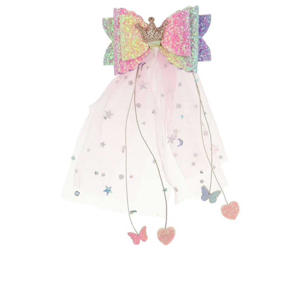 CROCODILE CLIP bow and tulle