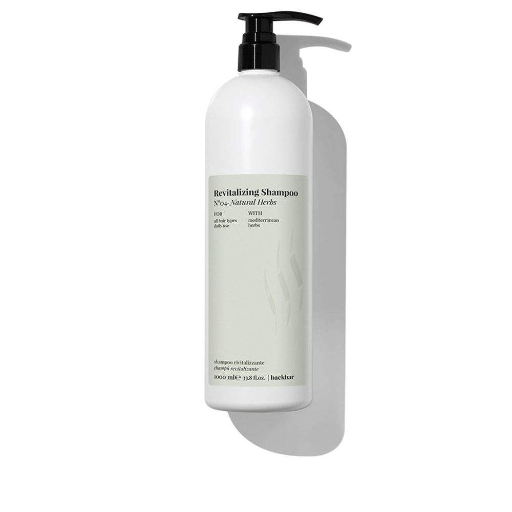 BACK BAR revitalizing shampoo nº04-natural herbs