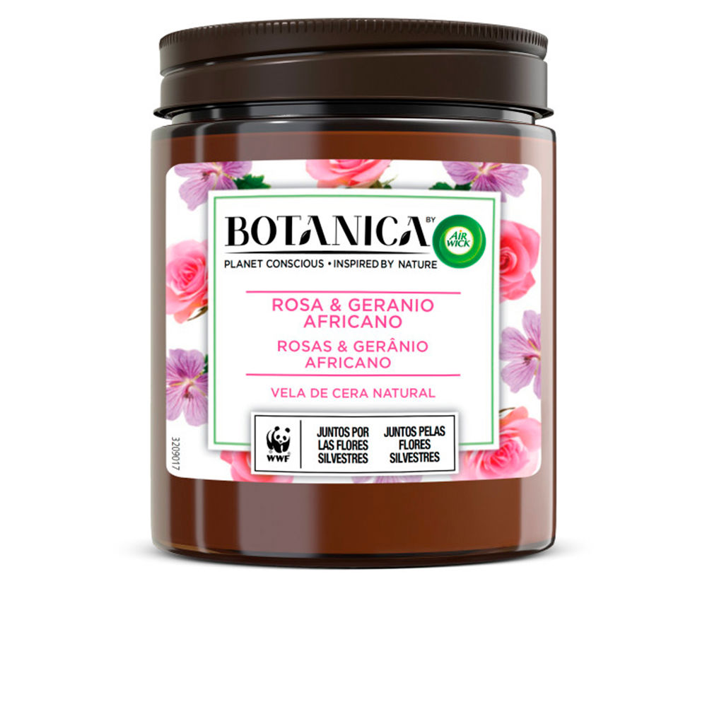 BOTANICA CANDLE rose & geranium