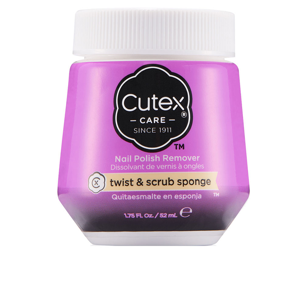 CUTEX SPONGE POLISH REMOVER twist & scrub