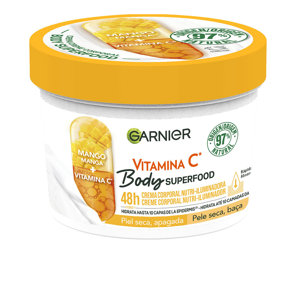 BODY SUPERFOOD MANGO nutri-illuminating body cream for dry dull skin