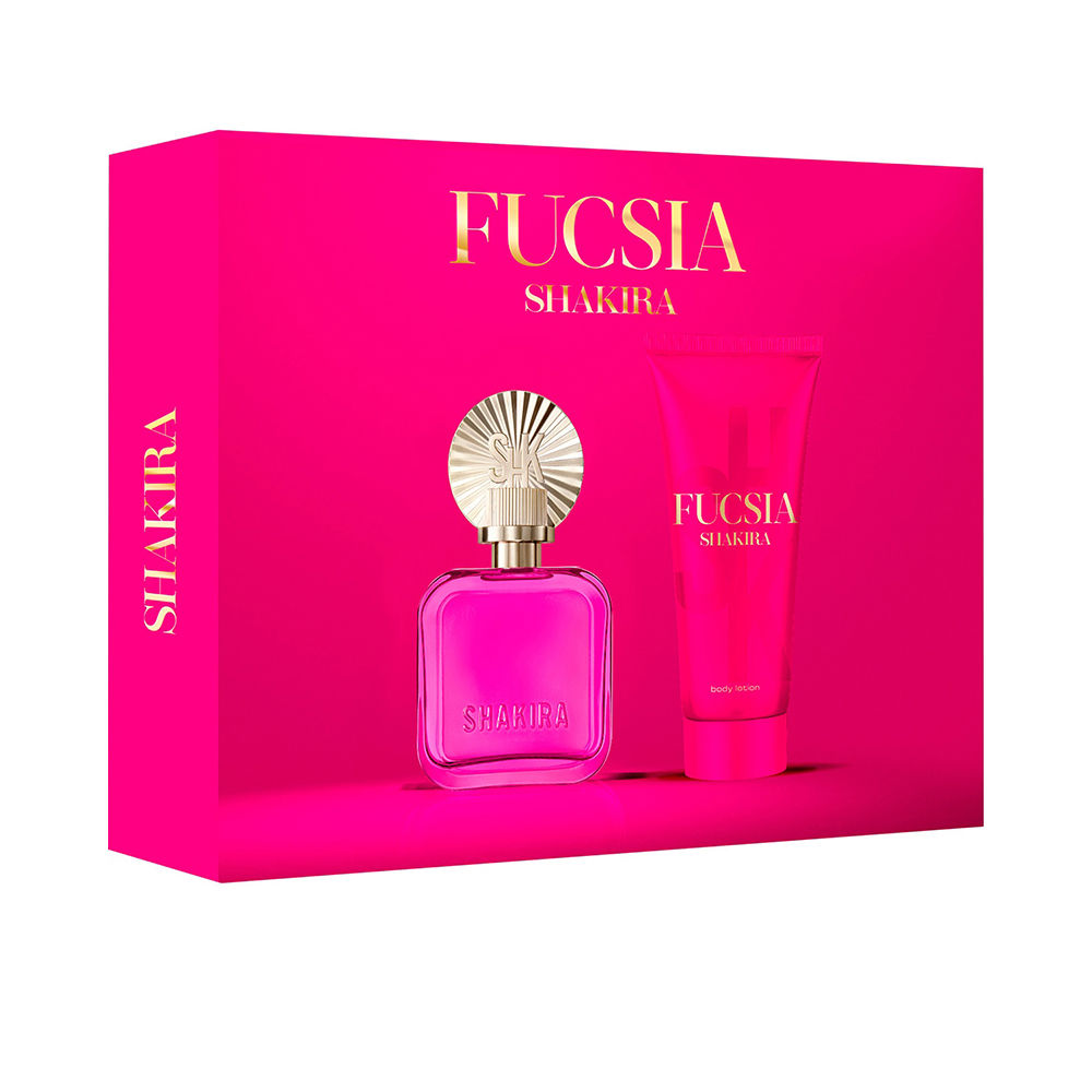 SHAKIRA FUCHSIA 2-piece CASE (Eau de Parfum spray 50ml + Perfumed body lotion 75ml)