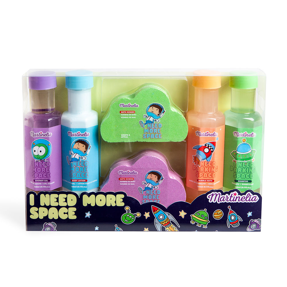 I NEED MORE SPACE BATH set (Shower gel 240ml + body lotion 240ml + 2 bath bombs 150gr + bath foam 240ml + shampoo 240ml)