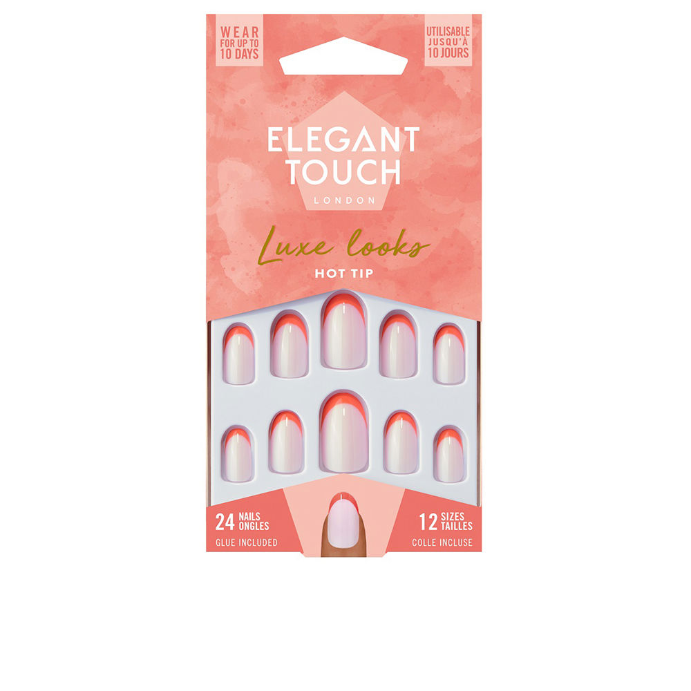 LUXE LOOKS nails with glue oval limited ed