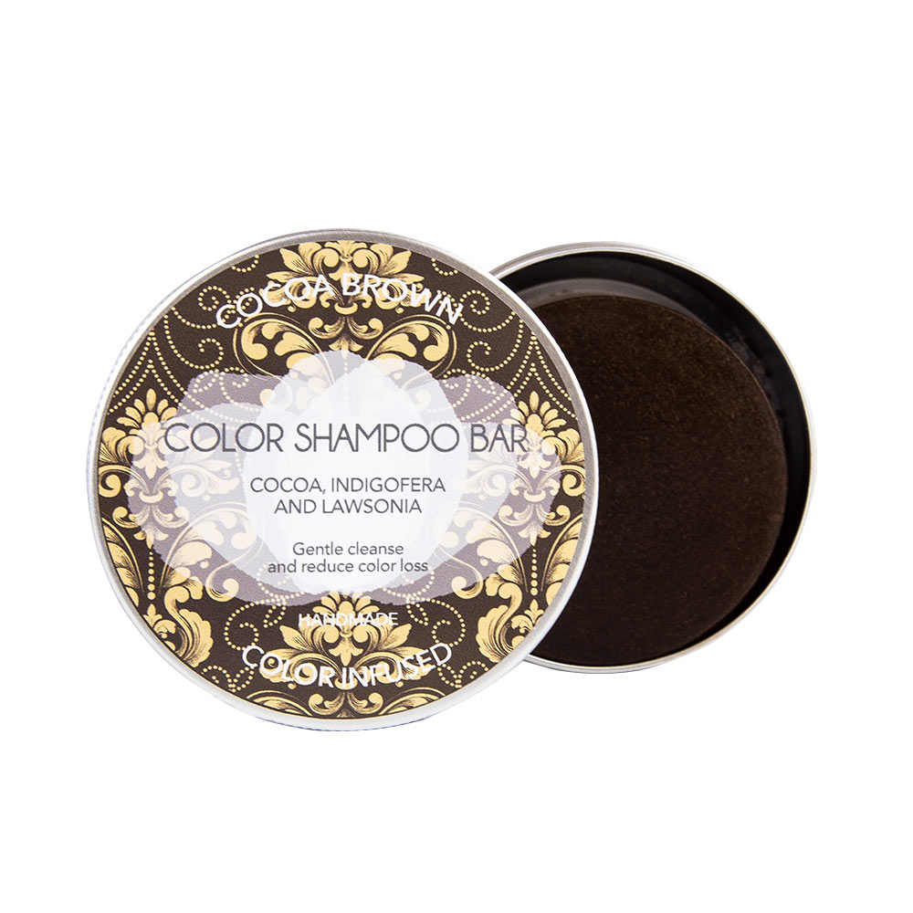 BIO SOLID cocoa brown shampoo bar