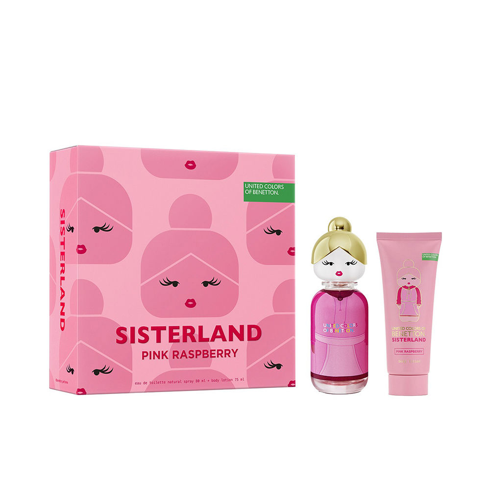 SISTERLAND PINK RASPBERRY CASE 2 pcs (Eau de Toilette spray 80 ml + Perfumed body lotion 75 ml)
