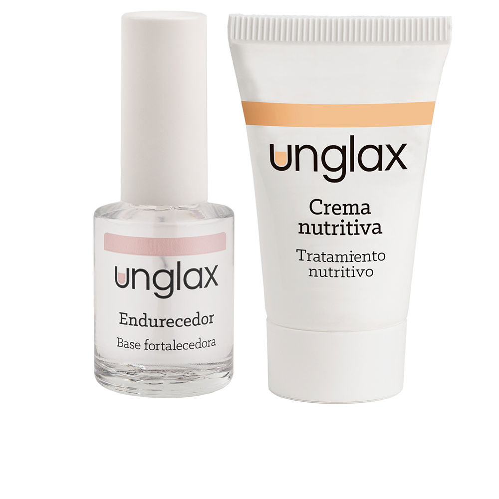 UNGLAX NAIL EXPERTS INTENSIVE STRENGTHENING TREATMENT CASE 2 pcs (Hardener 10 ml + Nourishing cream 15 ml)