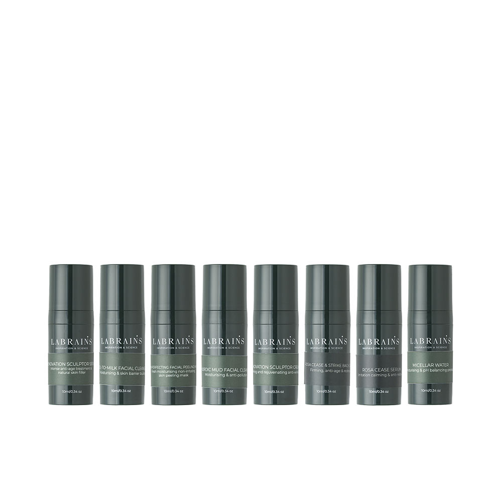 ROSACEA-AFFECTED SKIN ESTUCHE (Agua micelar 10 ml + Gel limpiador facial 10 ml + Mascarilla peeling 10 ml + Limpiador facial aceite-leche 10 ml + Crema 10 ml + Sérum 10 ml + Crema 10 ml + Sérum 10 ml)