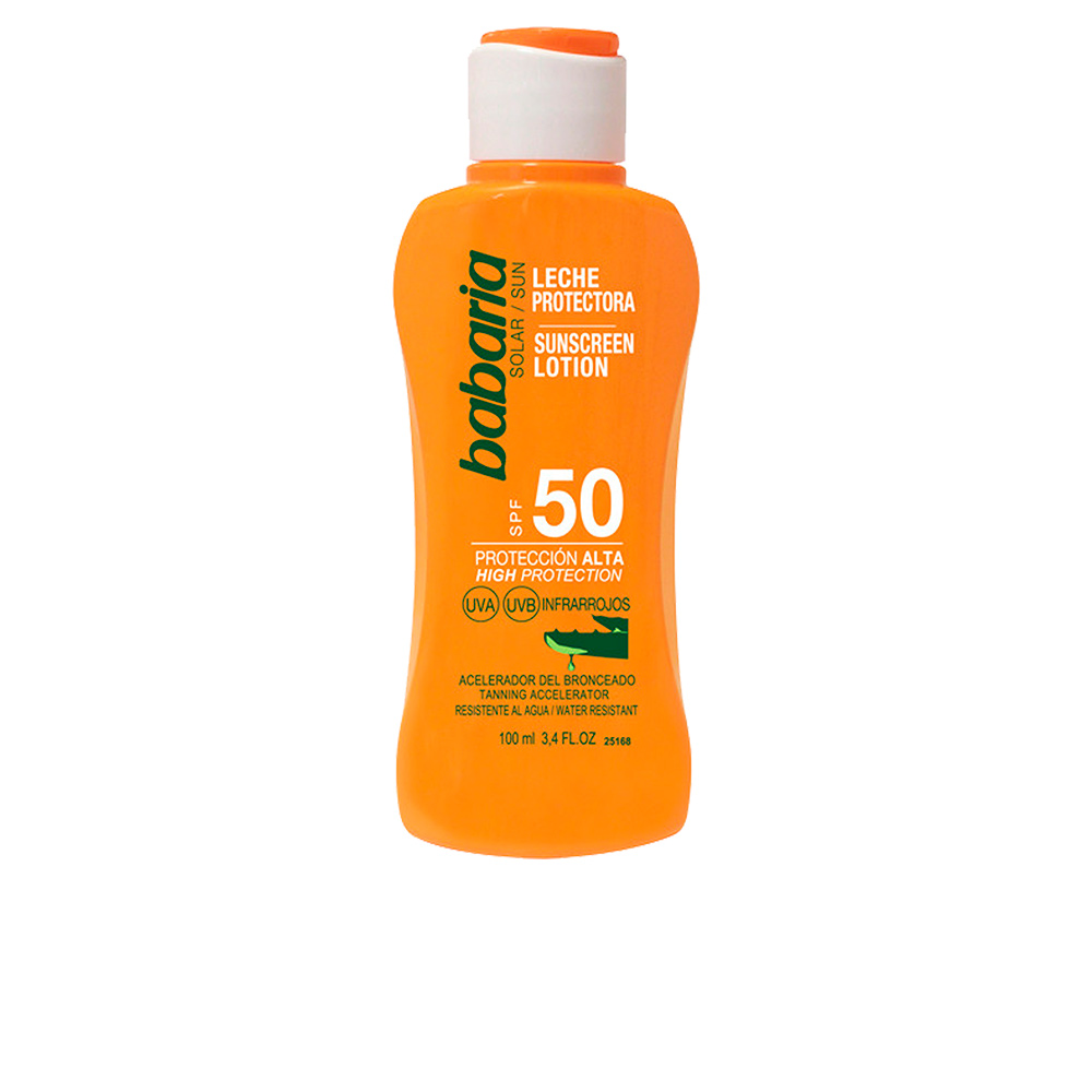 Leche Protectora Solar con Aloe Vera SPF50
