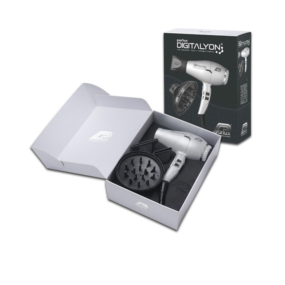 PARLUX DIGITALYON SILVER LOT (Digitalyon Dryer + Diffuser + 2 nozzles)