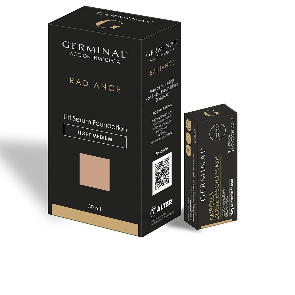 IMMEDIATE ACTION RADIANCE FOUNDATION CASE 2 pcs (#Light Medium Foundation 30 ml + Lifting Effect Ampoule 1.5 ml)