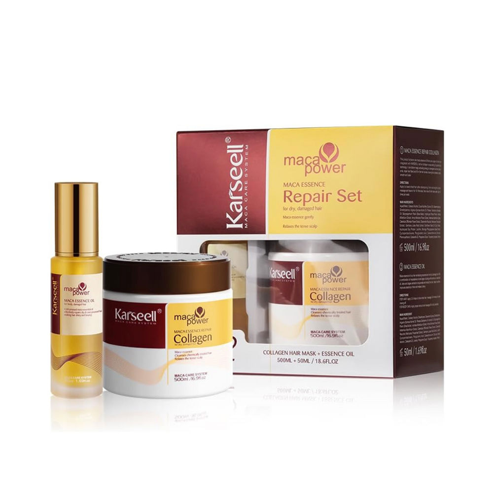 MACA ESSENCE REPAIR 2-piece kit (Collagen Mask 500 ml + Argan Oil 50 ml)