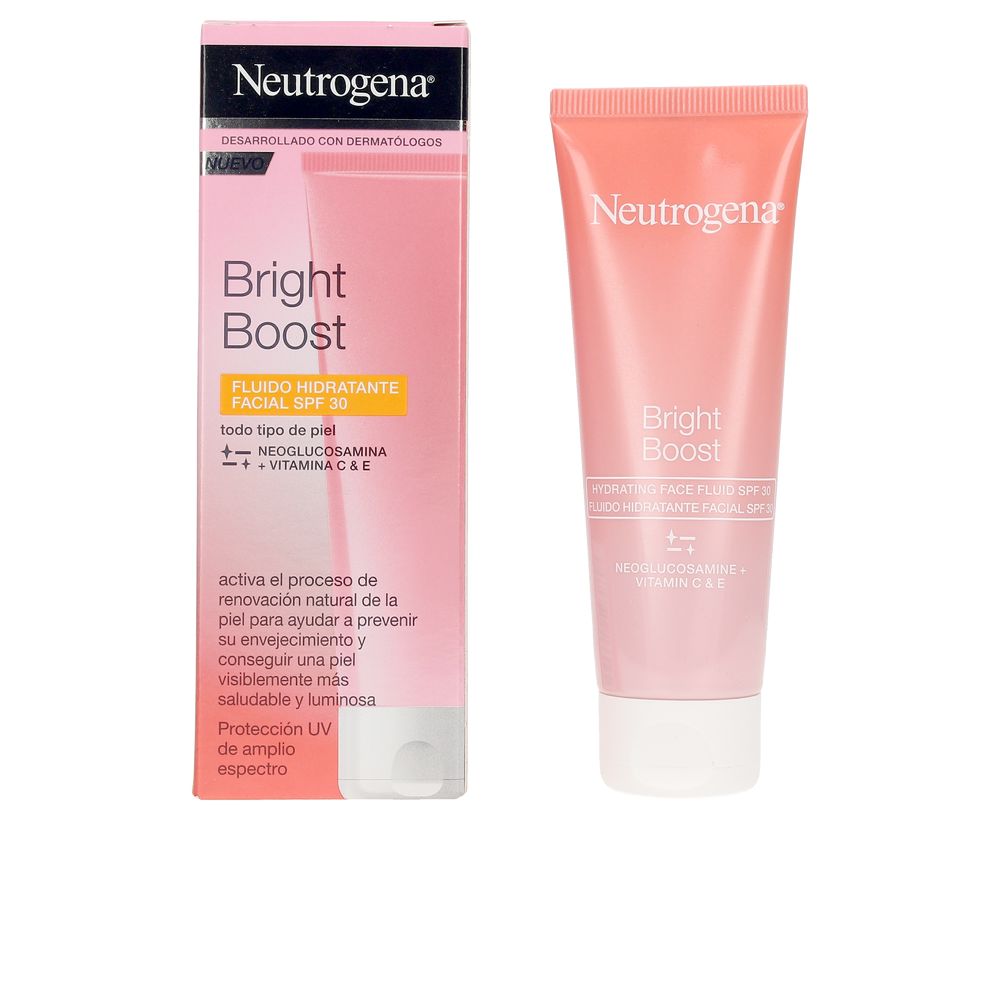 BRIGHT BOOST moisturizing facial fluid SPF30